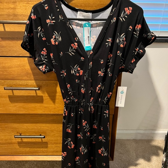 french grey delia knit dress